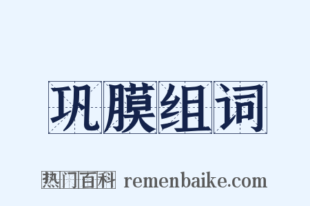 巩膜组词是什么意思的图片